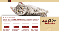 Desktop Screenshot of cats-katzenhotel.ch