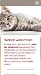 Mobile Screenshot of cats-katzenhotel.ch